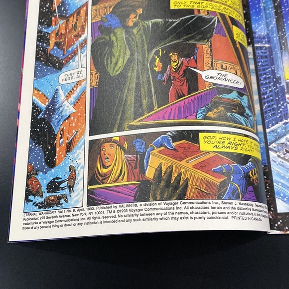 Eternal Warrior: Vol. 1, No. 9 (1993) by Mark Moretti - Valiant Comic Book - Picture 5 of 7